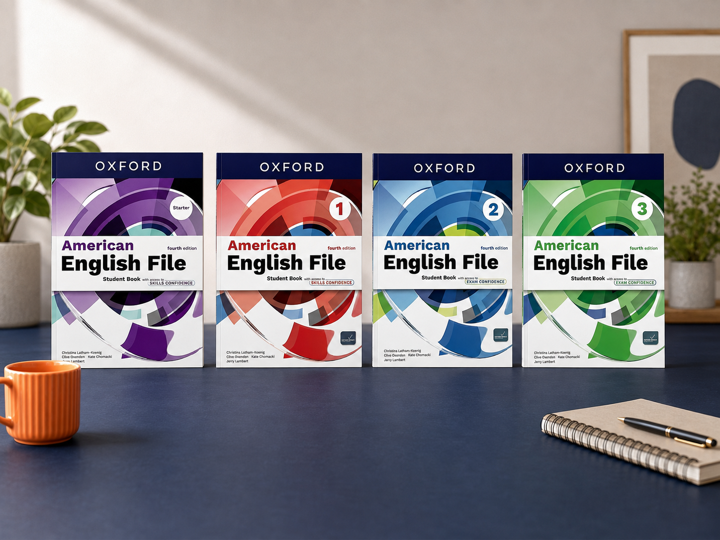پکیج کتاب های american english files 4th edition | ویرایش چهارم + منابع + پلنر خودخوان