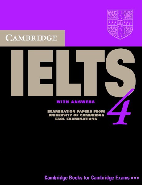 جلد Cambridge IELTS 4 | آزمون‌های آیلتس کمبریج + فایل صوتی