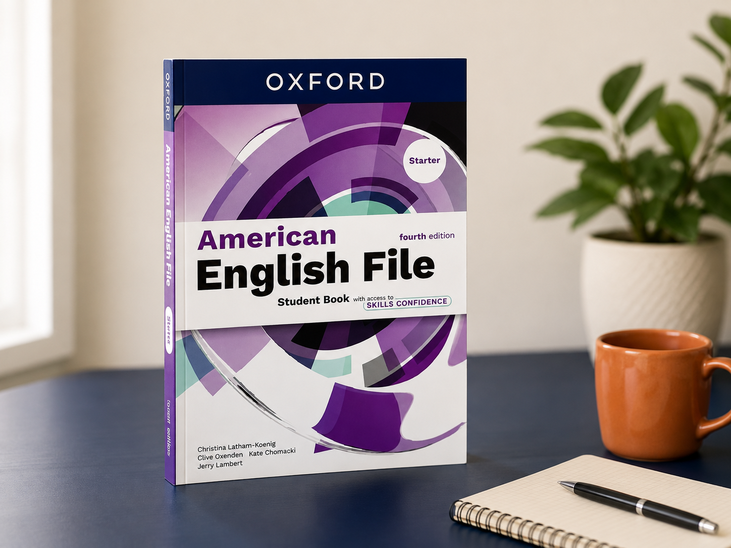 جلد American English File Starter | ویرایش چهارم + منابع کامل + پلنر خودخوان