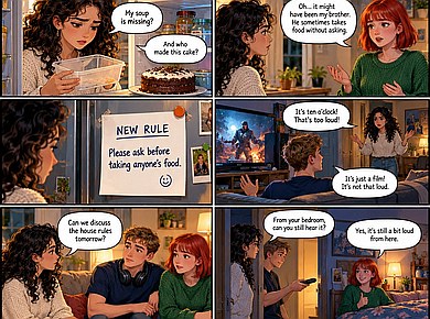 کمیک داستان The House Rules