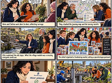 کمیک داستان The Bridge We Built